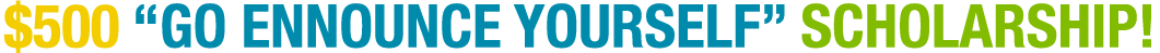 $500 Define Yourself Scholarship!